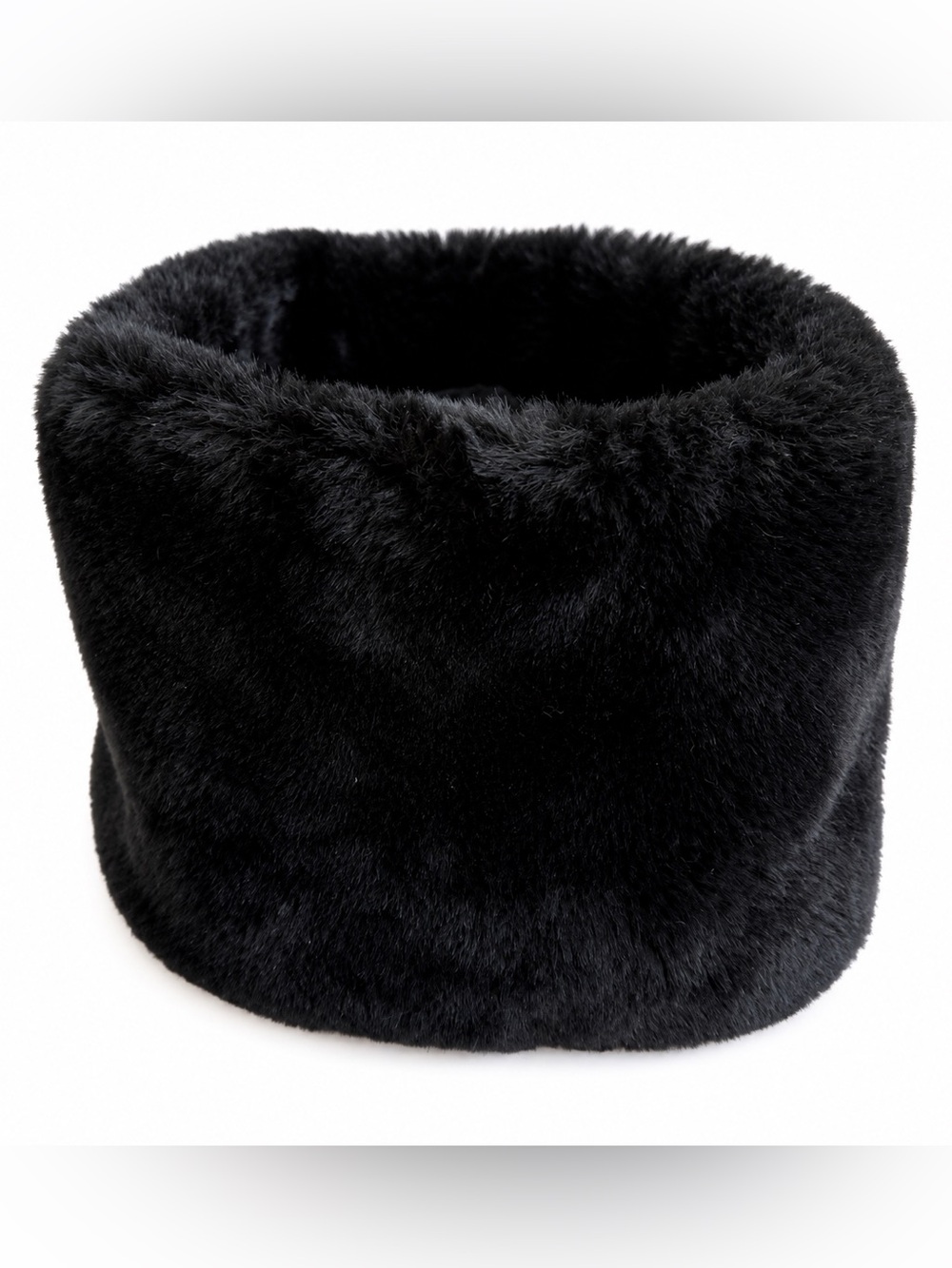 Gilly Forge Bergdorf Goodman Black Faux Fur Cossack Hat